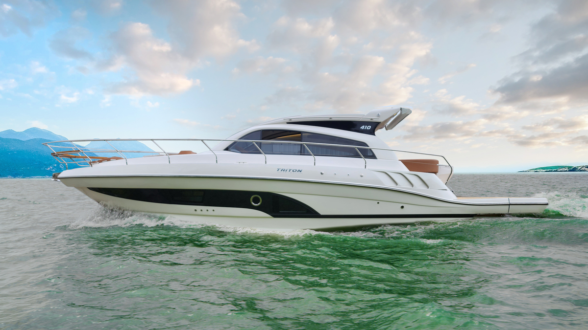 Triton Yachts lança barcos de 34 e 41 pés em setembro no São Paulo Boat Show 